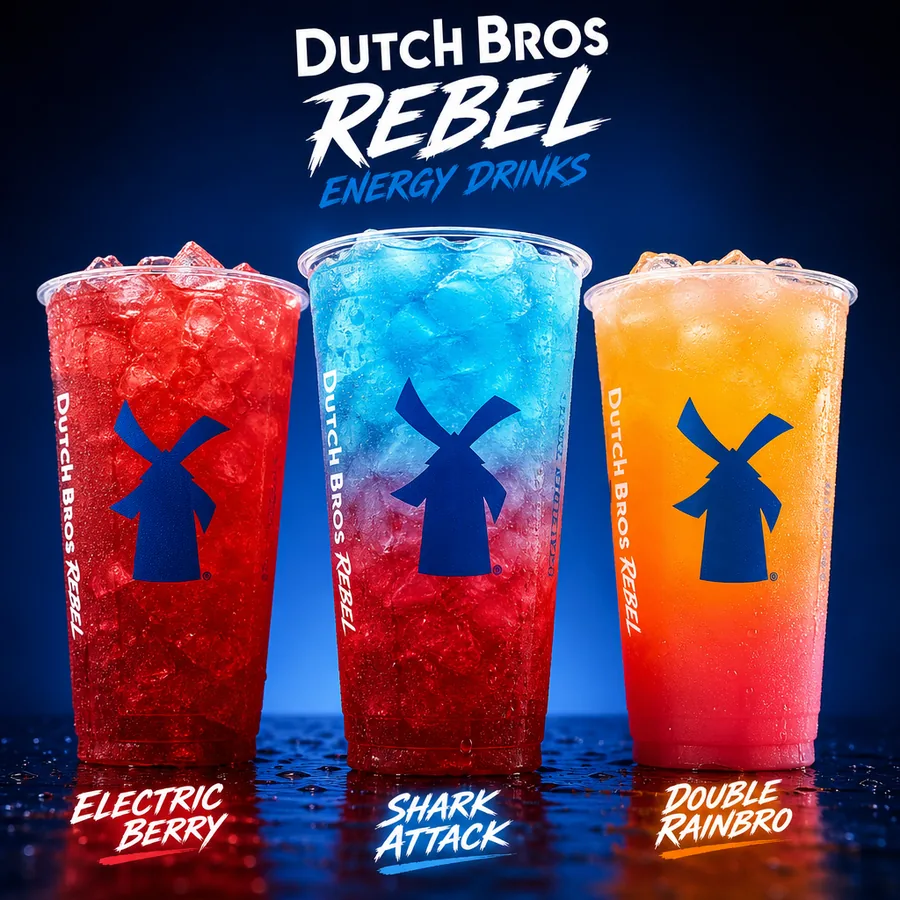 Dutch Bros Rebel Menu